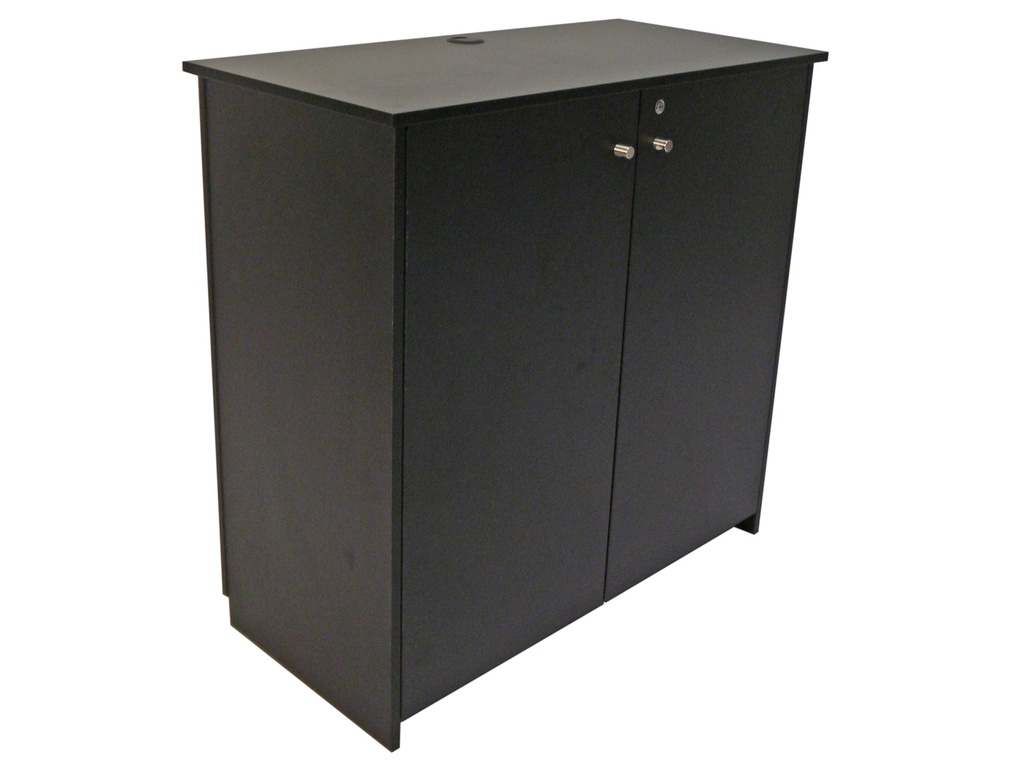 Puidoux | Black lockable counter | H110xL110xP54cm