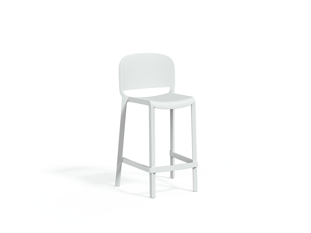 Basel | Tabouret pour comptoir, PVC, empilable | H67-95cm