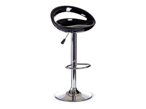 Rolle | Tabouret noir réglable | H57/76xL46xP40cm